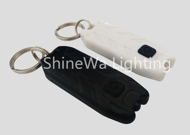 20 petits plus lumineux noirs et blancs menés de lampe-torche de poche de lumen avec Keychain