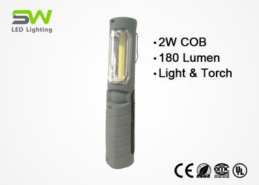 Mini lumière rechargeable de travail d'inspection de 180 lumens LED tenue dans la main avec la torche