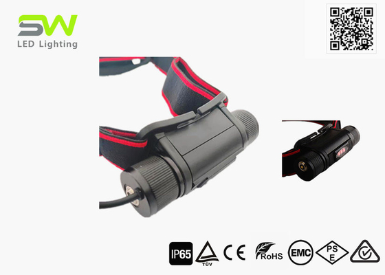 Magnetic Rechargeable High Lumen LED Headlamp Zoomable With Red Warning Lamp