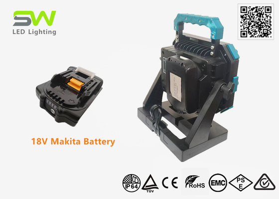 Puissance élevée 60W LED Travail à la main Lumière trépied monté 18V batterie d'outil électrique