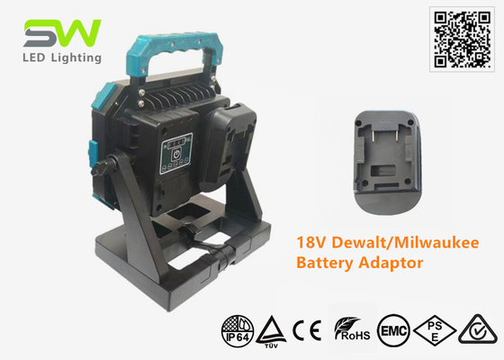 Puissance élevée 60W LED Travail à la main Lumière trépied monté 18V batterie d'outil électrique