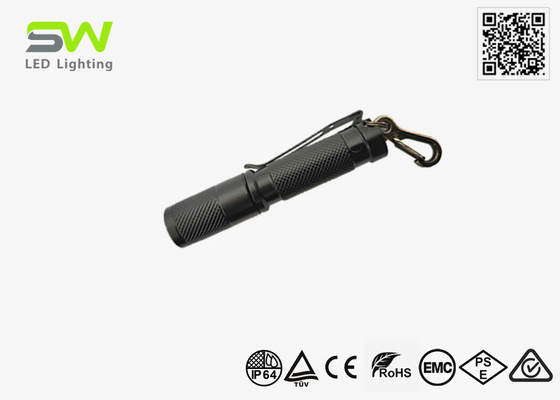 La plupart de l'impact poche EDC taille lampe de poche haute puissance 250 lumens avec porte-clés