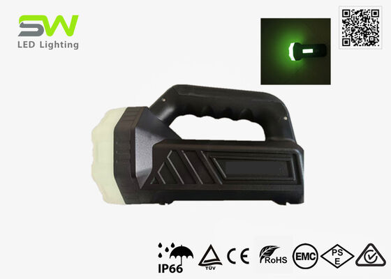 Projecteur de recherche portatif rechargeable à luminescence nocturne pour la lutte contre l'incendie et le sauvetage, étanche IP66