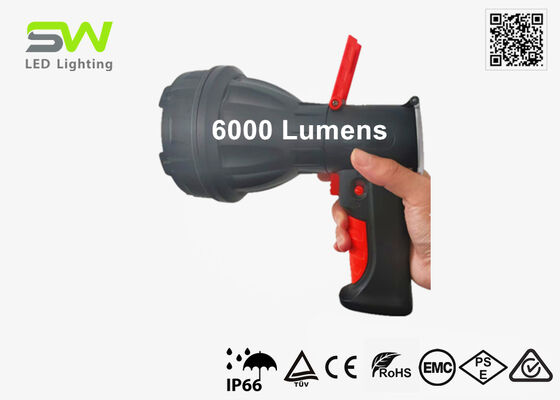 Lampe torche rechargeable compacte de 20W avec poignée pistolet pour la chasse, la spéléologie et la sécurité