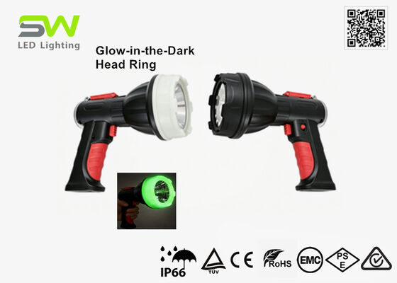 Lampe torche rechargeable compacte de 20W avec poignée pistolet pour la chasse, la spéléologie et la sécurité