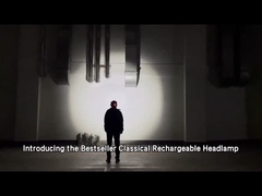 Lampe LED à haute luminosité magnétique rechargeable Zoomable avec lampe d'avertissement rouge