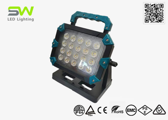 6500 lumens Lumière d'inspection de site rechargeable avec batterie d'outil Makita 18V 20V